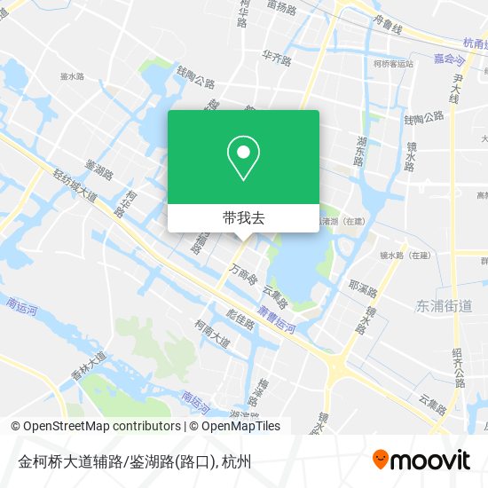 金柯桥大道辅路/鉴湖路(路口)地图