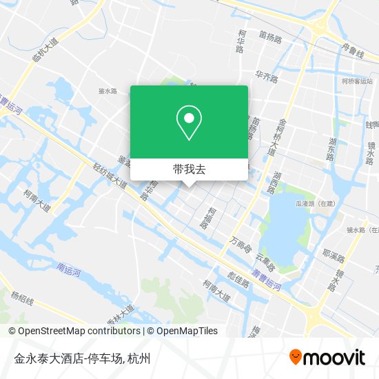 金永泰大酒店-停车场地图