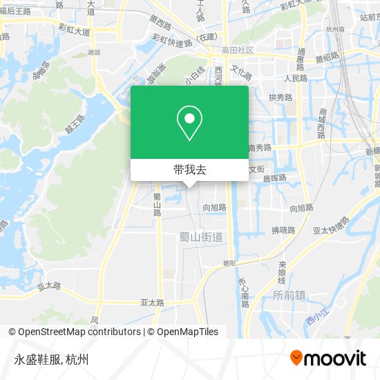 永盛鞋服地图