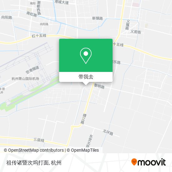 祖传诸暨次坞打面地图