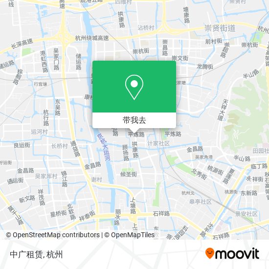 中广租赁地图