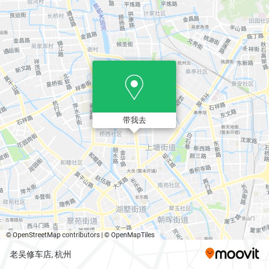 老吴修车店地图