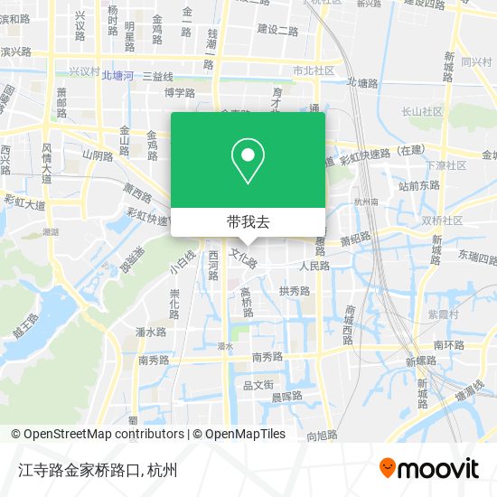 江寺路金家桥路口地图