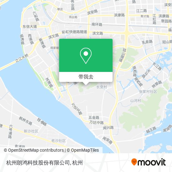 杭州朗鸿科技股份有限公司地图