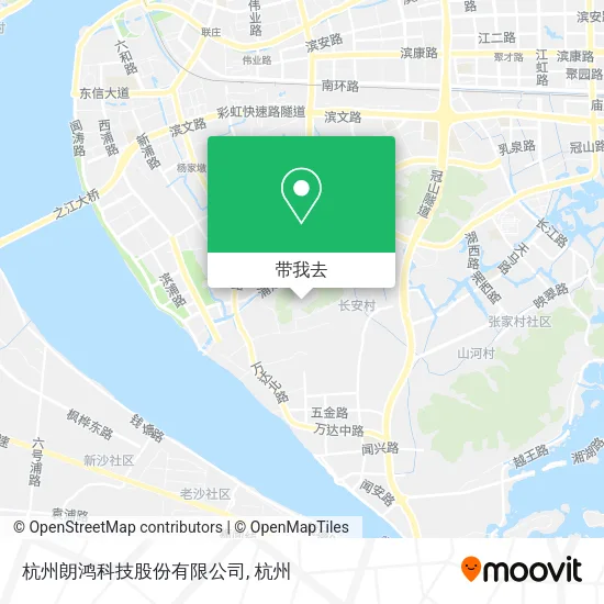 杭州朗鸿科技股份有限公司地图