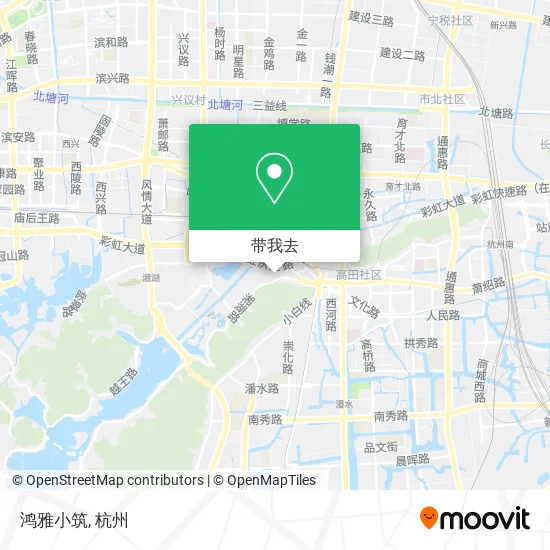 鸿雅小筑地图