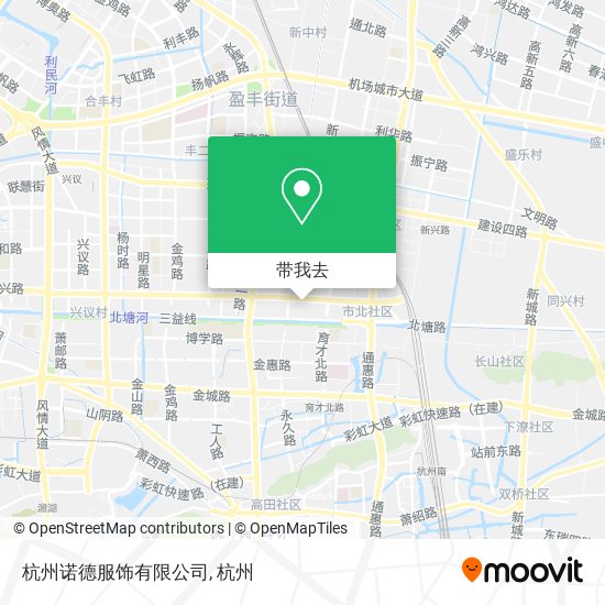 杭州诺德服饰有限公司地图