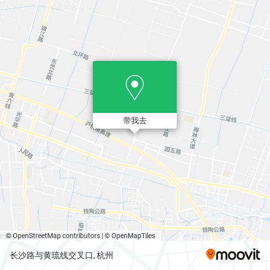 长沙路与黄琉线交叉口地图
