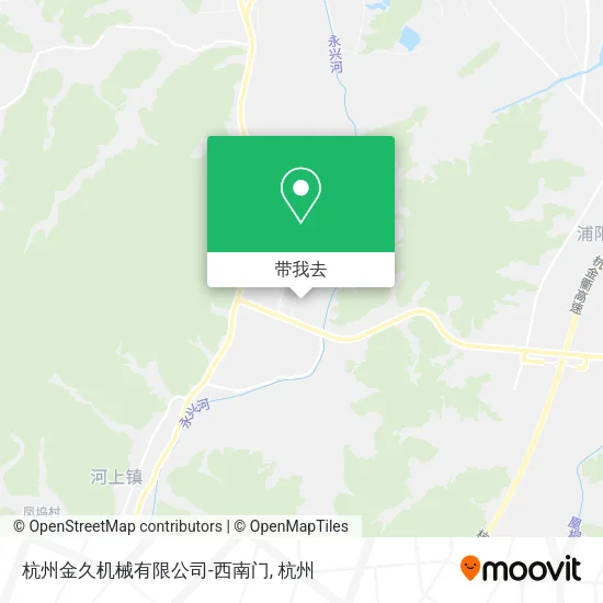 杭州金久机械有限公司-西南门地图