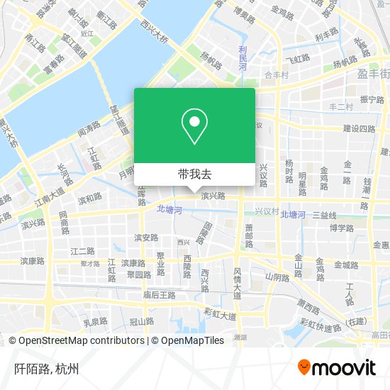 阡陌路地图