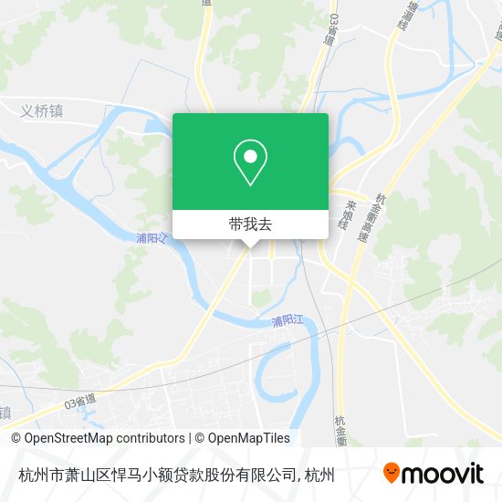 杭州市萧山区悍马小额贷款股份有限公司地图