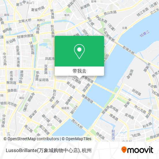 LussoBrillante(万象城购物中心店)地图