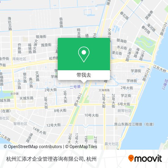杭州汇添才企业管理咨询有限公司地图