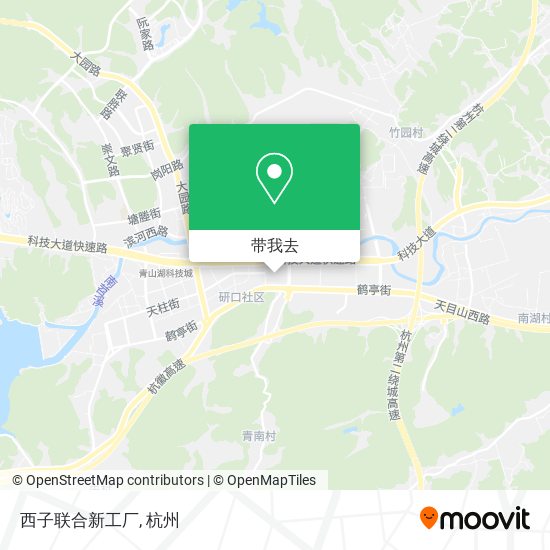 西子联合新工厂地图