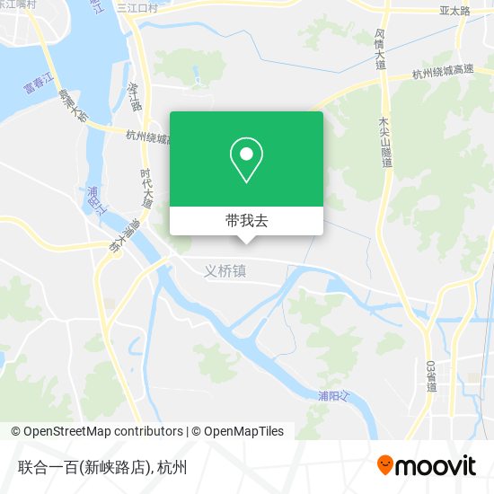 联合一百(新峡路店)地图