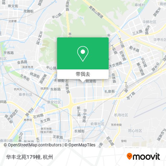 华丰北苑179幢地图
