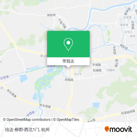 信达·柳郡-西北1门地图