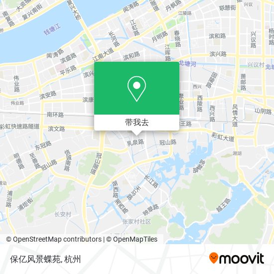 保亿风景蝶苑地图