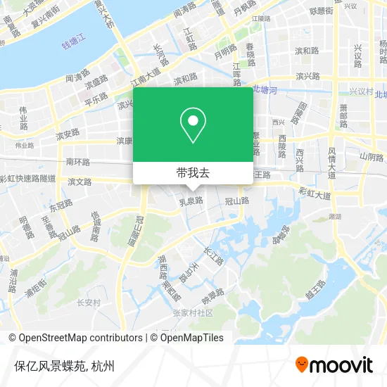 保亿风景蝶苑地图