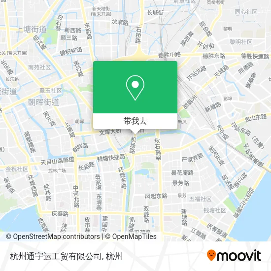 杭州通宇运工贸有限公司地图