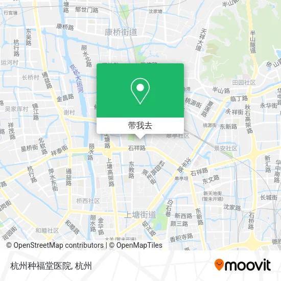 杭州种福堂医院地图