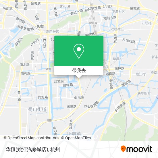 华恒(姚江汽修城店)地图