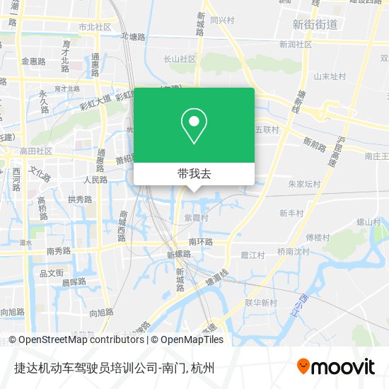 捷达机动车驾驶员培训公司-南门地图