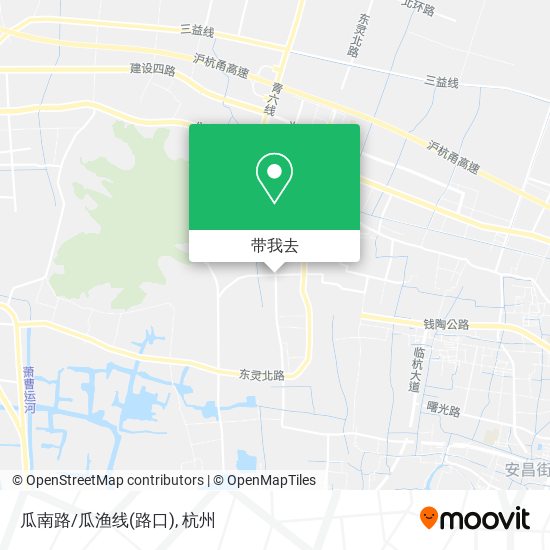 瓜南路/瓜渔线(路口)地图