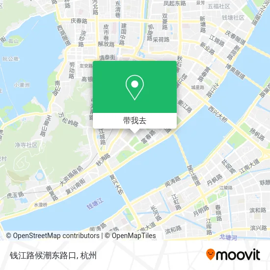 钱江路候潮东路口地图