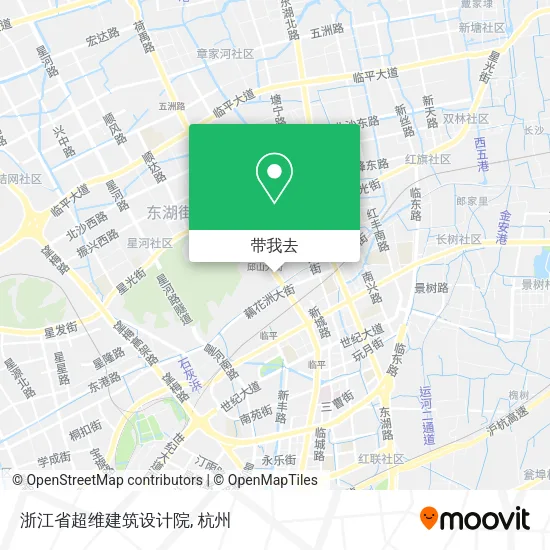 浙江省超维建筑设计院地图