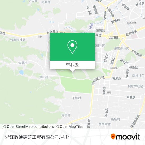 浙江政通建筑工程有限公司地图