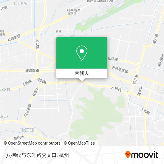八柯线与东升路交叉口地图
