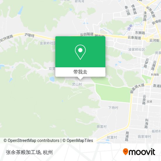 张余茶粮加工场地图