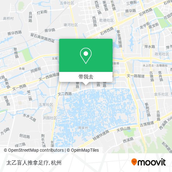 太乙盲人推拿足疗地图