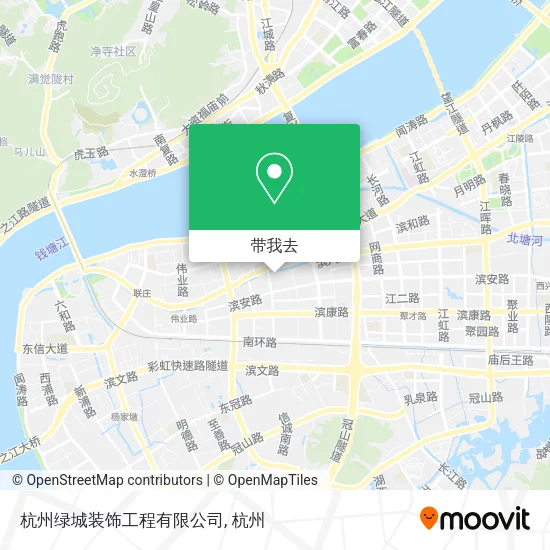 杭州绿城装饰工程有限公司地图