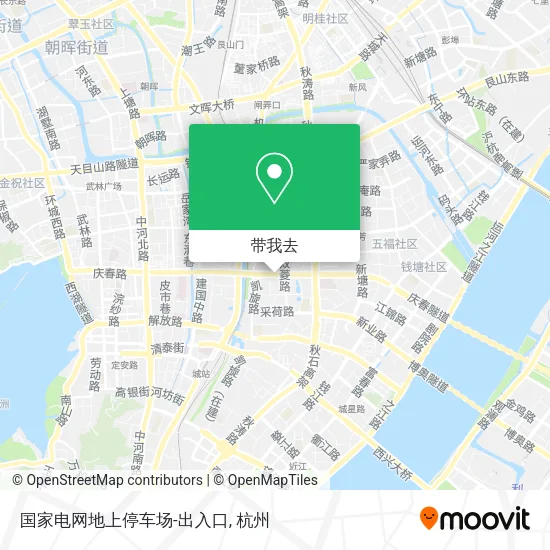 国家电网地上停车场-出入口地图