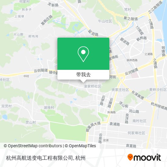 杭州高航送变电工程有限公司地图