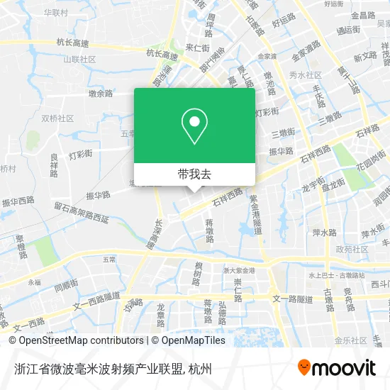 浙江省微波毫米波射频产业联盟地图