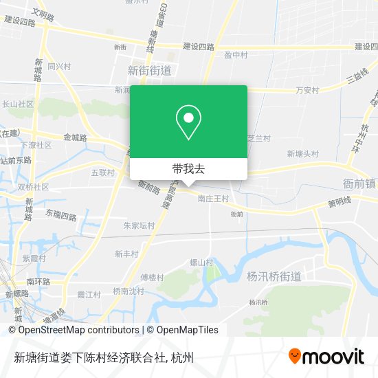 新塘街道娄下陈村经济联合社地图