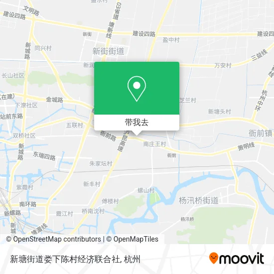 新塘街道娄下陈村经济联合社地图