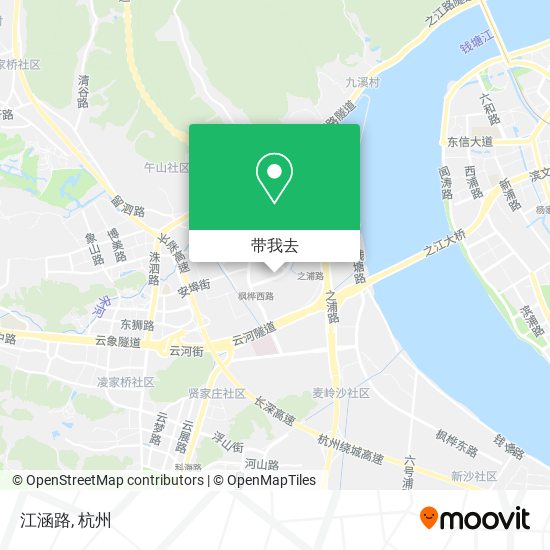江涵路地图