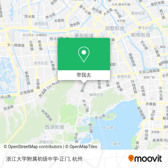 浙江大学附属初级中学-正门地图