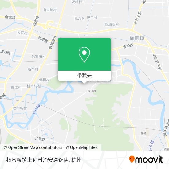 杨汛桥镇上孙村治安巡逻队地图