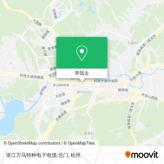 浙江万马特种电子电缆-北门地图