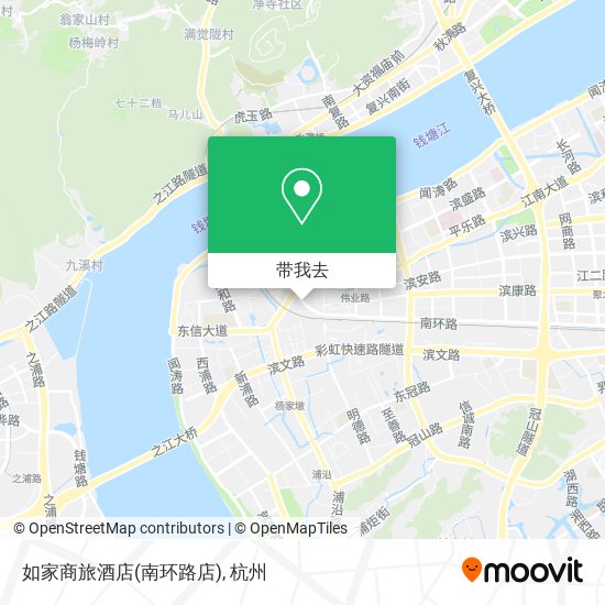 如家商旅酒店(南环路店)地图