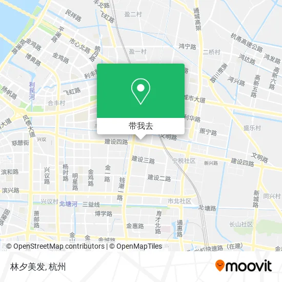 林夕美发地图