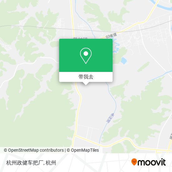 杭州政健车把厂地图
