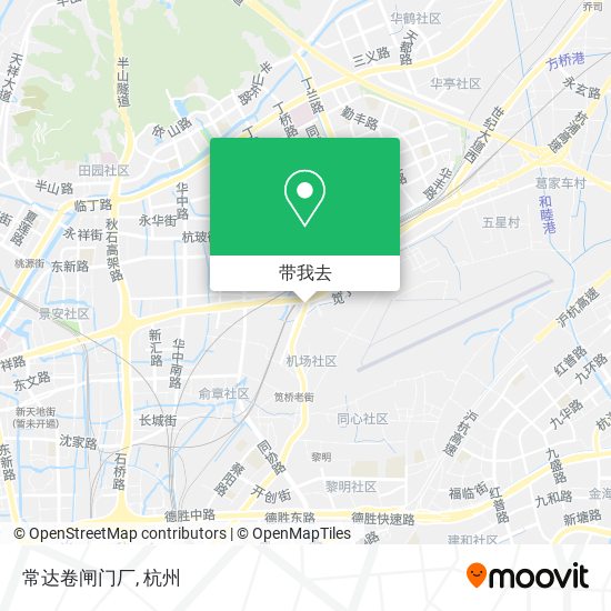 常达卷闸门厂地图