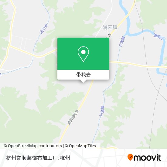 杭州常顺装饰布加工厂地图