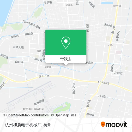 杭州和晨电子机械厂地图